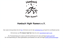 Tablet Screenshot of hambach-night-runners.de